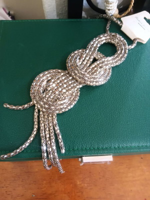 Long new rhinestone necklace