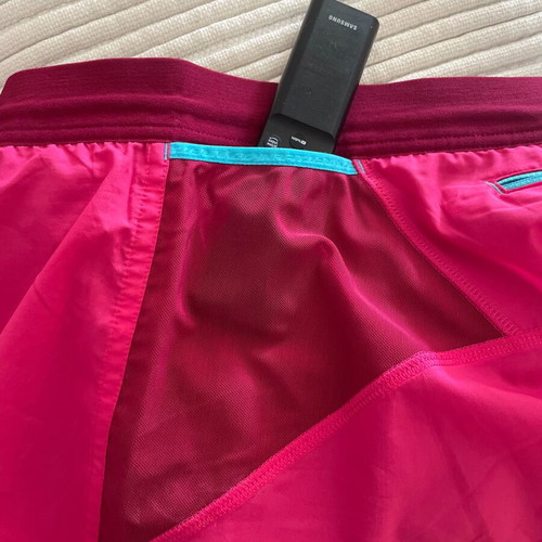 Dynafit running shorts 2in1 pink size M like new