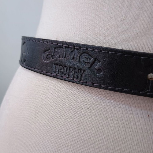 Camel Active Unisex Trophy Belt black used without buckle