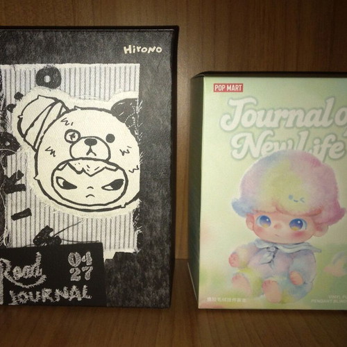 Pop Mart Hirono Road Journal and Dimoo Journal of New Life new set