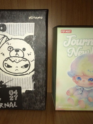 Pop Mart Hirono Road Journal and Dimoo Journal of New Life new set