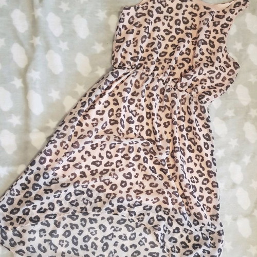 Girls' dress 134-140cm leopard used, summer light