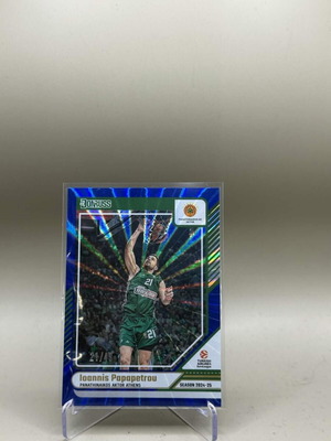 Ioannis Papapetrou Donruss EuroLeague 2024-25 Blue Laser used #51