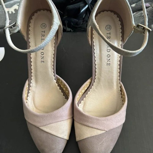 Trend One powder pink taupe pumps size 38