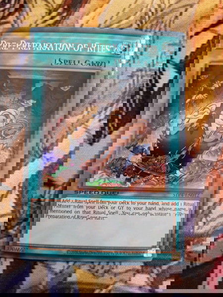 Pre Preparation Of Rites (Super Rare, Yugioh)