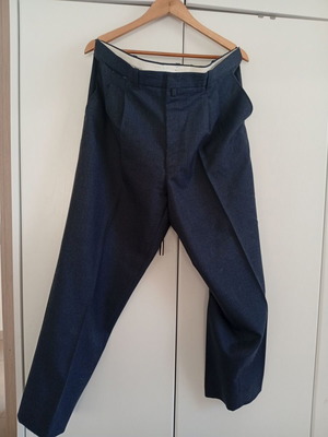 Men's winter pants blue like new, size L