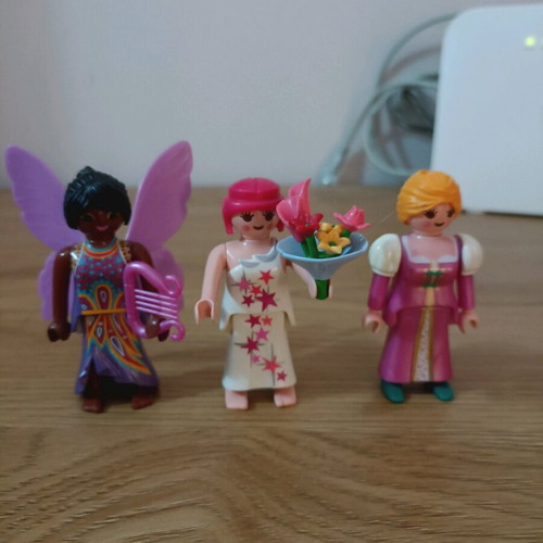 Playmobil fairies princesses used