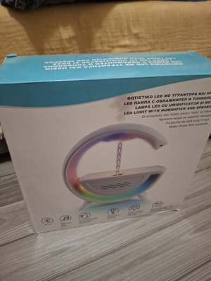 LED RGB light with humidifier and Bluetooth speaker, new