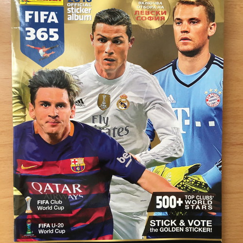 Sticker albums used empty, pack of 3
