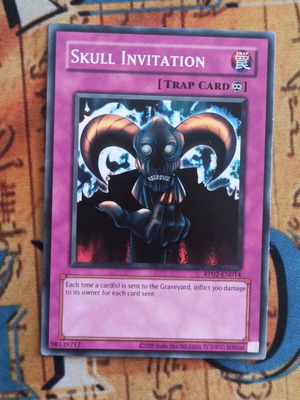 Skull Invitation κάρτα Yu-Gi-Oh! σαν καινούργιο
