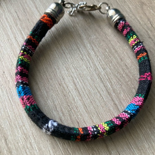 Bracelets like new, black and multicolor, set of 2 pieces