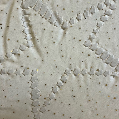 Vassilios Kostetsos white tshirt with gold details and star, like new, one size