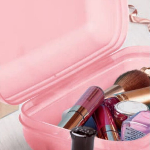 Tupperware Large Twin Container New Pink 22.5×12.5×6.8cm