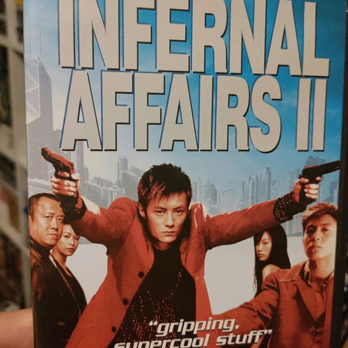 Infernal Affairs 1 and 2 DVD like new, action crime thriller