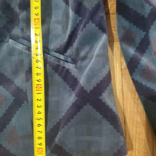 Axel Soft Jacket With Geometric Pattern Size M Like New