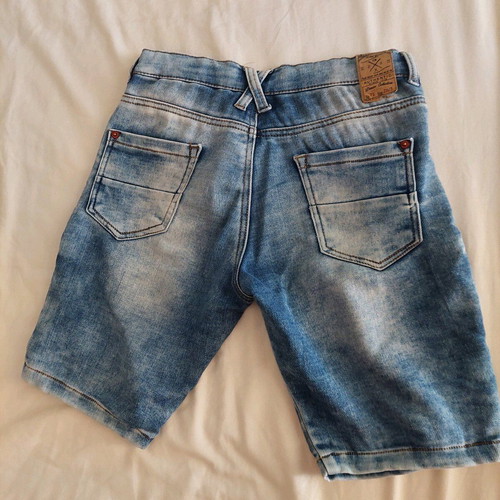 Zara boys' denim shorts size 7 years like new, 122 cm