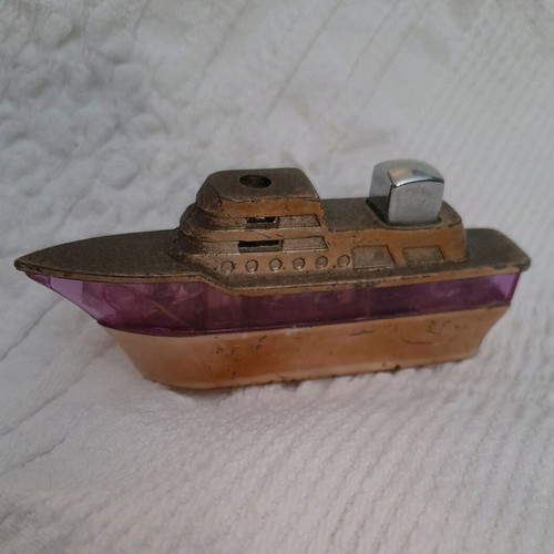 Novelty boat lighter vintage used