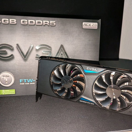 EVGA GeForce GTX 970 4GB FTW+ ACX 2 used office graphics card