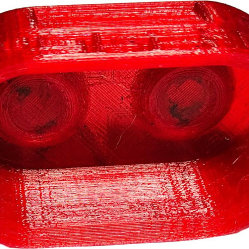 Magnetic CCS Charging Port Cover Red for Tesla electric car