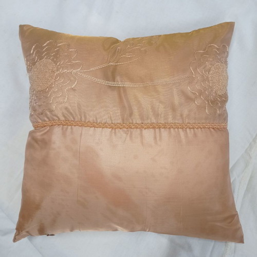 Decorative pillows used, mocha color, set of 2 pieces 40x40