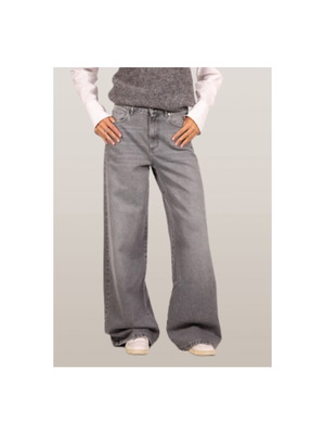 I-Blues wide leg jeans new, gray, size 27