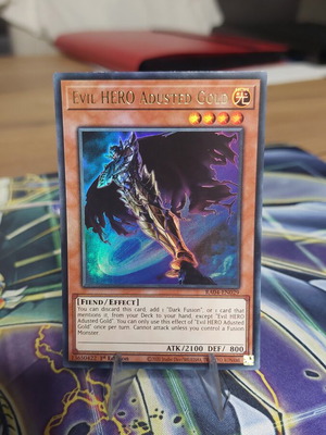 Evil HERO Adusted Gold V.2 Ultra Rare card