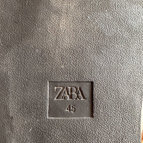 Zara men's slippers, size 45, black