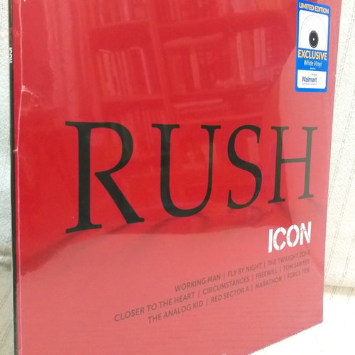 Rush Icon LP vinyl new, limited edition, reissue, white