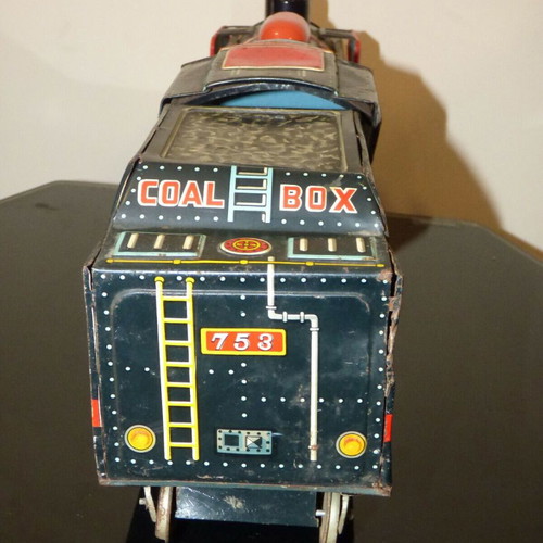 Vintage General Express 753 Train Tin Toy used