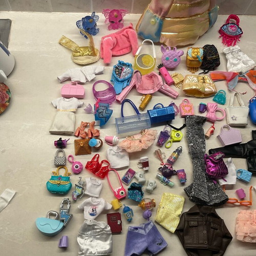 Rainbow High doll clothes like new with many accessories