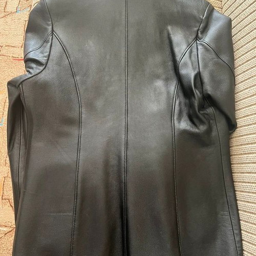 Women's leather jacket Vera Pelle black XL like new