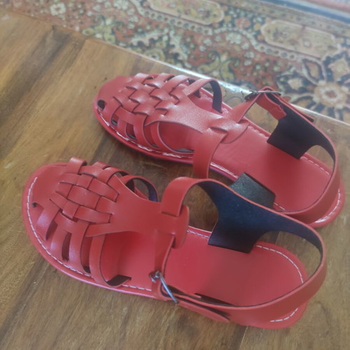Red sandals size 39