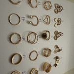 Rings new gold-colored