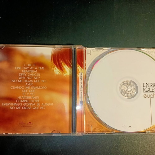 Enrique Iglesias Euphoria CD like new, Greece Special Edition 2010