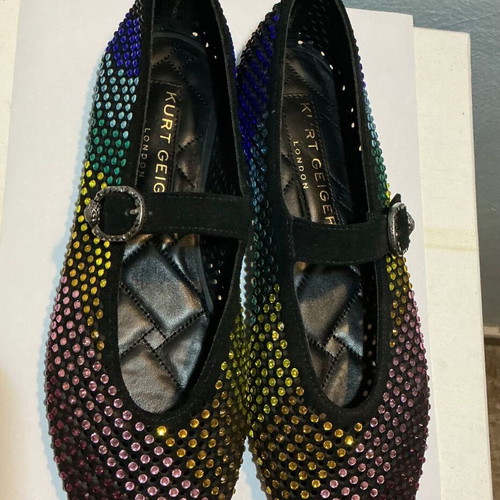 Kurt Geiger Mayfair Ballet Flats like new, multicolor