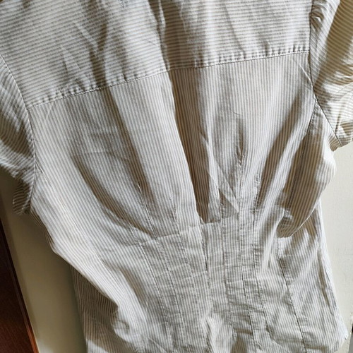 Zara short-sleeve shirt like new, beige, size S