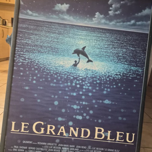 Vintage κάδρο Le Grand Bleu 90×70 εκ. σαν καινούργιο
