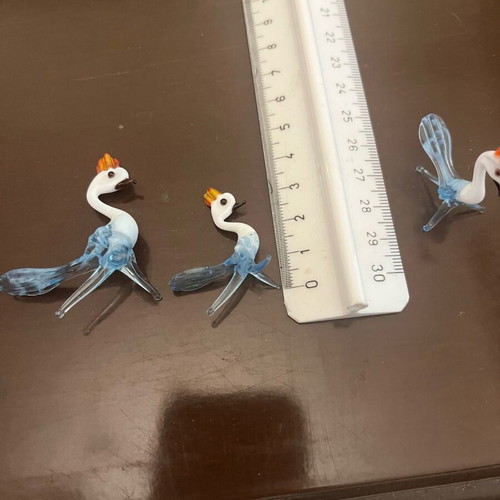 Murano miniatures set of 8 like new, collectible animals and decorations