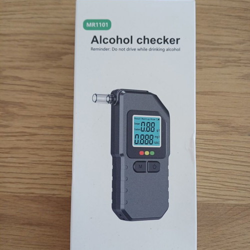 Alcohol Tester new with 5 mouthpieces and AAA batteries