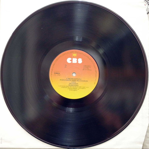Love Devotion Surrender LP used, jazz by Carlos Santana and Mahavishnu John McLaughlin