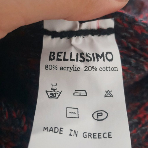 Bellissimo XL thick turtleneck sweater new multicolor