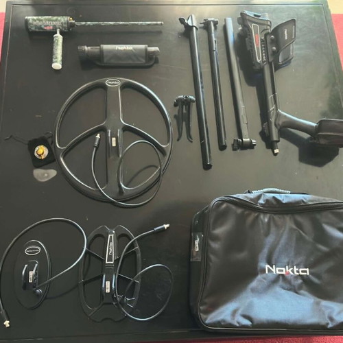 Nokta Impact Metal Detector Set like new with accessories