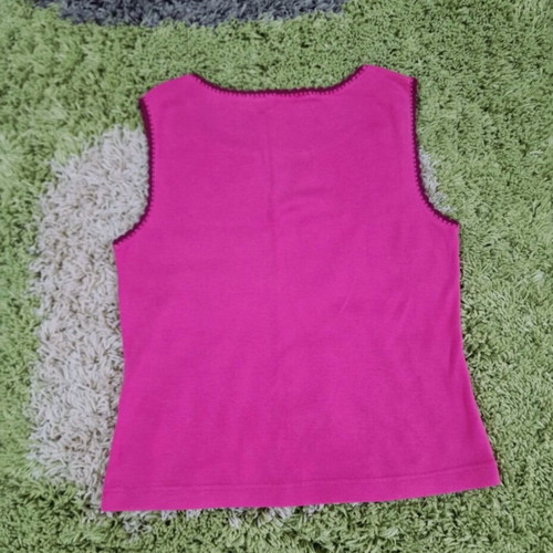 Dorothy Perkins Pink Cotton Embroidered Women Top Size M like new