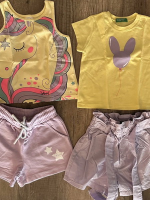 Комплекти дрехи за малко дете употребявани, размер 18 месеца, Sprint и United Colors of Benetton