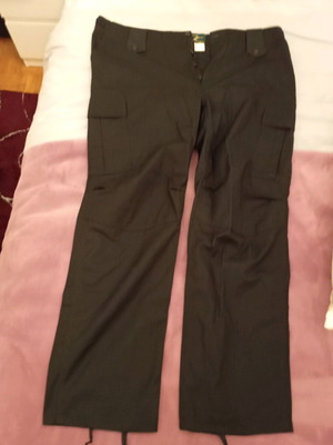 Rip stop pants black size 62 new