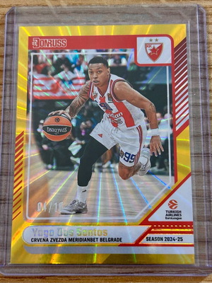 Αριθμημένη Κάρτα Yago Dos Santos Red Star Panini Euroleague 2024-25 καινούργιο