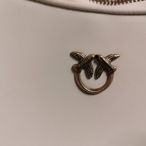 Pinko white crossbody bag like new 25×15×7cm
