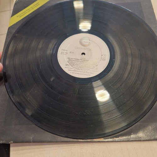 Cats vinyl LP used, original Broadway cast recording 1983