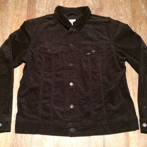 LEE “RIDER” CORDUROY XL BLACK JACKET