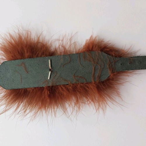 Leather handmade bracelet used